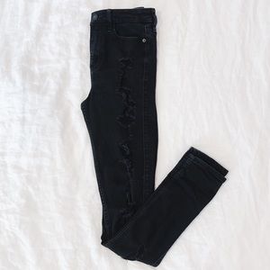 Abercrombie and Fitch ripped jeans
